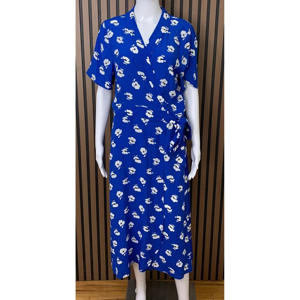 women's blue summer dress METOES Women's 2024 Summer Casual Plain Mini Dress V Neck Dot Puff Sleeve  Dress Short Dress Navy Blue, Small at Amazon Women's Clothing store